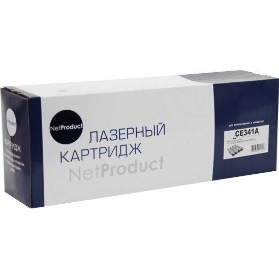 NetProduct CE341A Картридж для HP CLJ Enterprise MFP M775dn/775f/775z, № 651A, C, 16K
