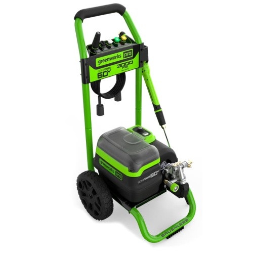 Greenworks GDPW60DP Мойка высокого давления аккумуляторная, [60V, 250 бар, бесщеточная, с портом на 2 АКБ, без АКБ и ЗУ] [5106207]