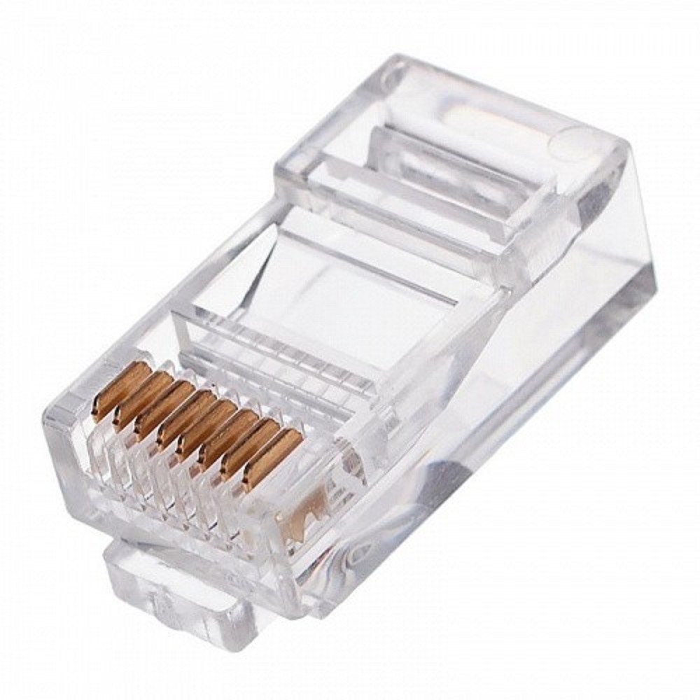Cablexpert Вилка RJ-45 (8P8C) универсальная. кат.5e. со сквозным отверстием  (100 шт.) (LC-PTU-01/100)