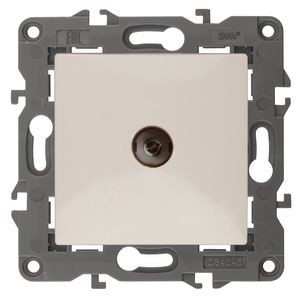 Эра Б0034297 14-3102-02 Розетка TV проходная, IP20, Эра Elegance, сл.кость