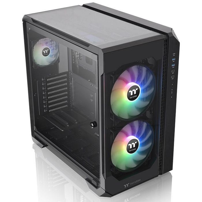 View 51 TG ARGB CA-1Q6-00M1WN-00 Black/Win/SPCC/Tempered Glass*3/200mm ARGB Fan*2 + 120mm ARGB Fan*1/MB Sync (523868)