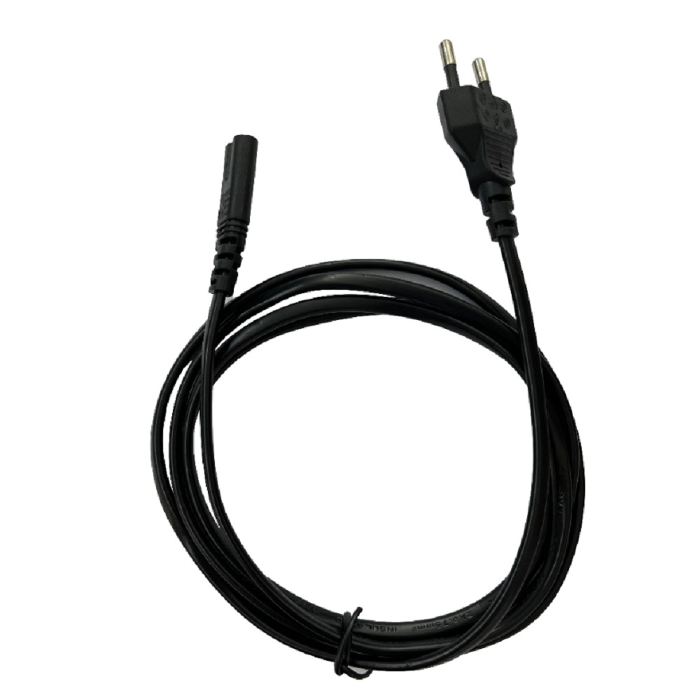 Bion Кабель питания 1.8м, Евровилка с заземлением Schuko-C7 (2-pin), 0.75мм, 10А, черный [BXP-PC-386-VDE]