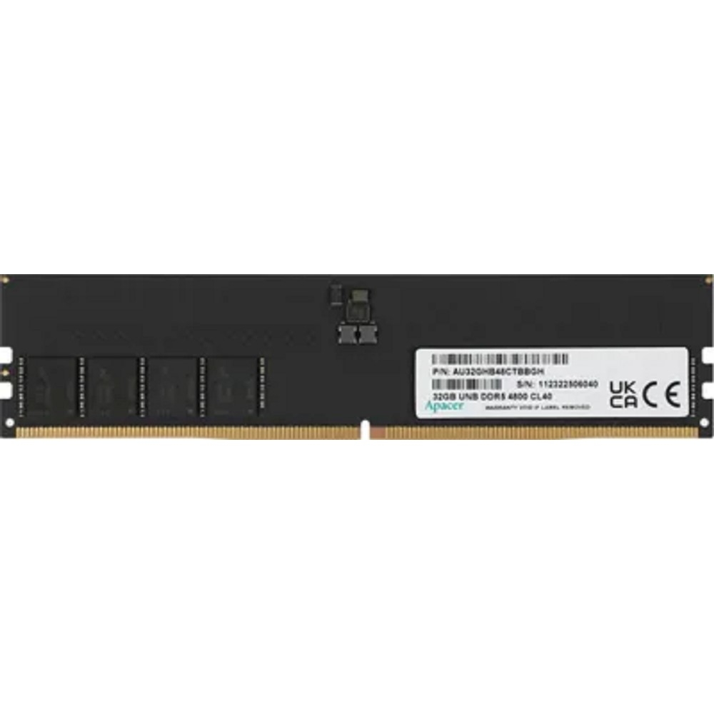 Модуль памяти Apacer 32GB DDR5 4800 DIMM CL40, 1.2V, 2048x8,  RTL