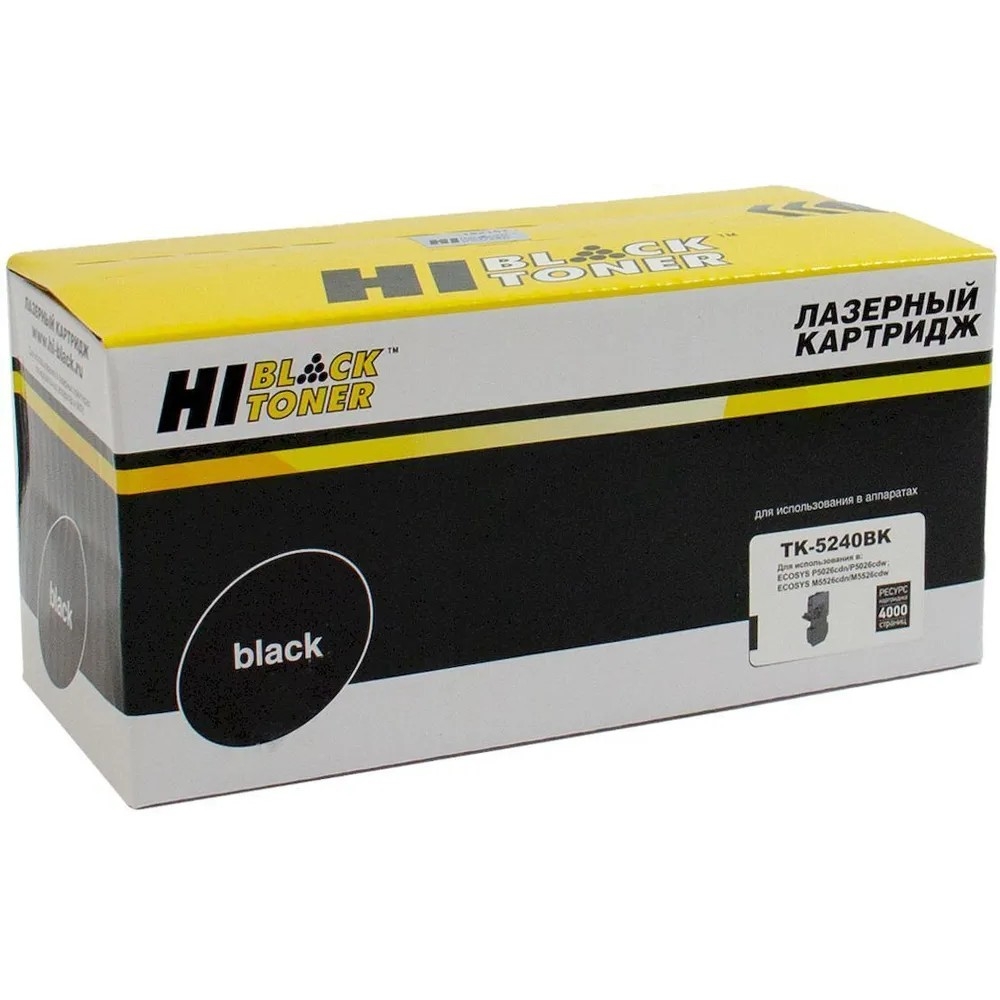 Hi-Black TK-5240Bk Тонер-картридж для Kyocera P5026cdn/M5526cdn, Bk, 4K 
