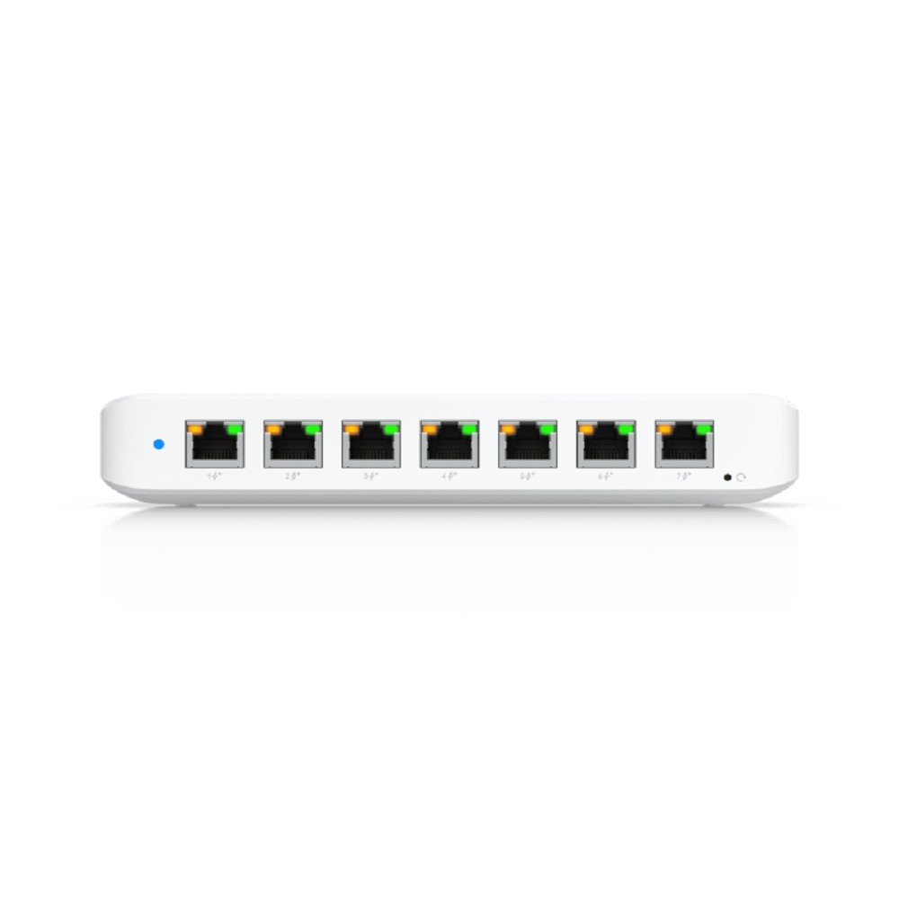 UBIQUITI USW-Ultra-60W PoE-коммутатор, 8х 1G RJ45, раздача 52 Вт