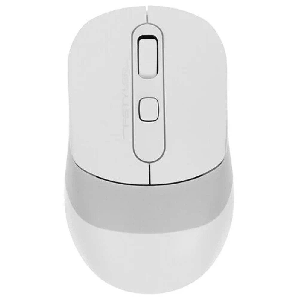 Мышь A4Tech Fstyler FB10C белый/серый оптическая (2400dpi) беспроводная BT/Radio USB (4but) [1583792]