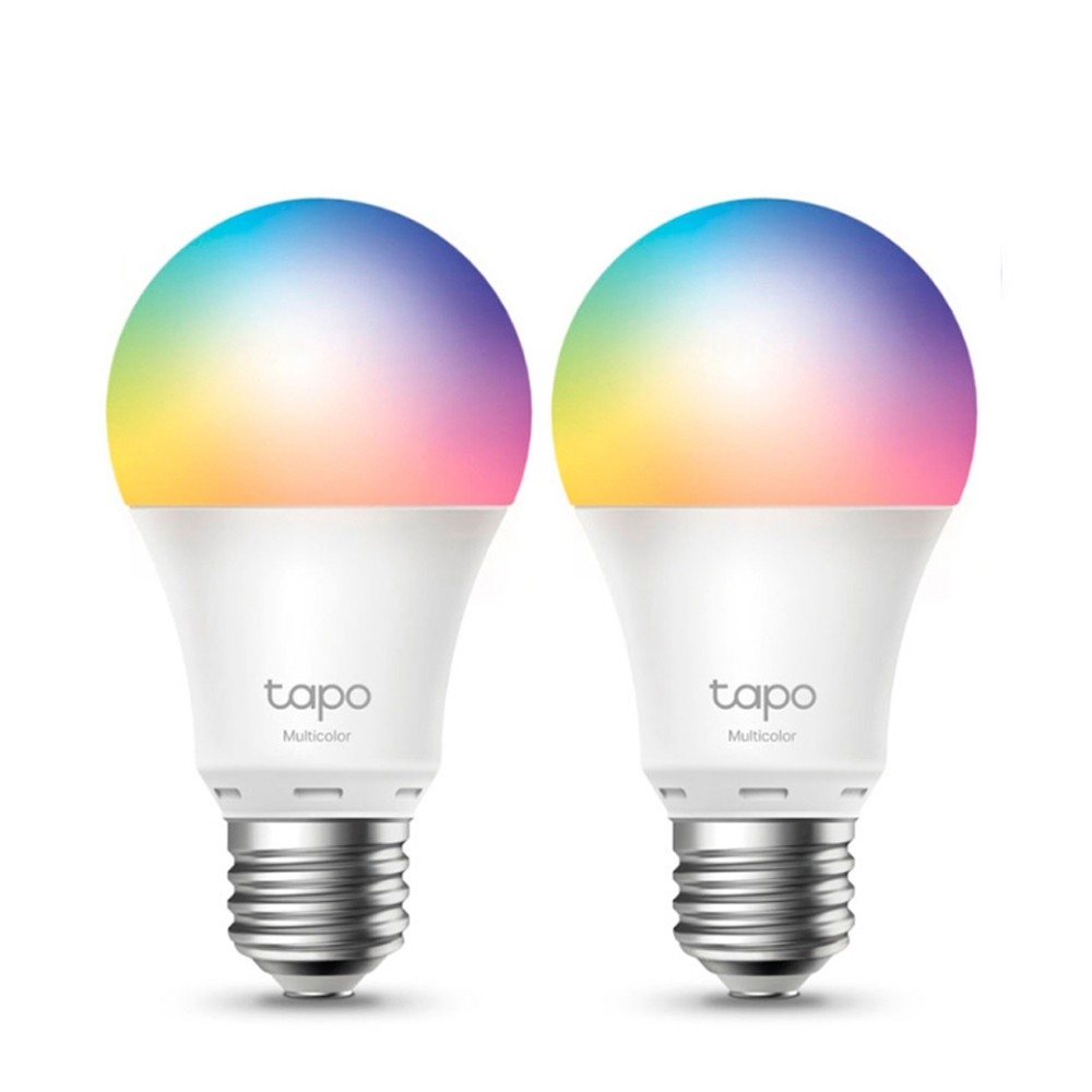 TP-Link Tapo L530E(2-pack) Умная многоцветная Wi-Fi лампа, цоколь E27, 220–240 В, световой поток 806 лм