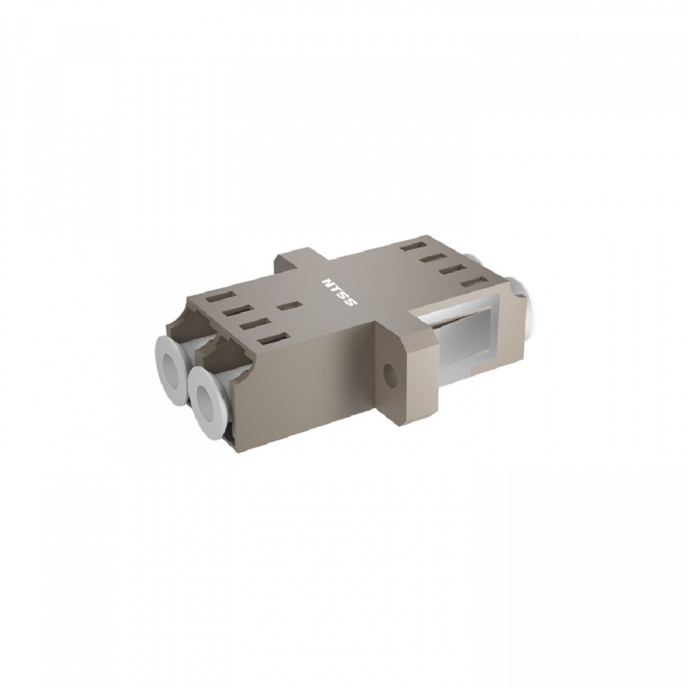 NTSS Адаптер оптический NTSS PREMIUM дуплекс LC OM2 BEIGE NTSS.2LC/U-PM-OM2-S-BG