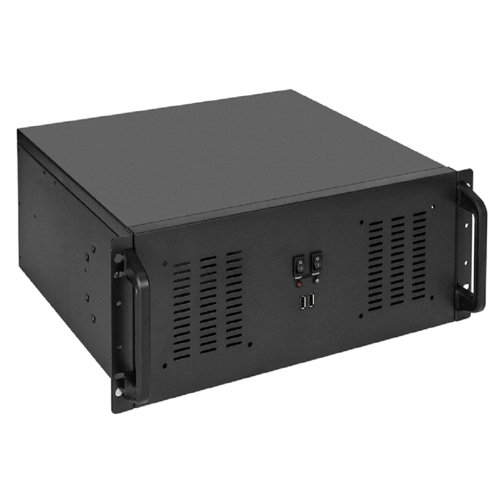 Exegate EX300041RUS Серверный корпус ExeGate Pro 4U350-02 <RM 19", высота 4U, глубина 350, БП 600PAS, 2*USB>