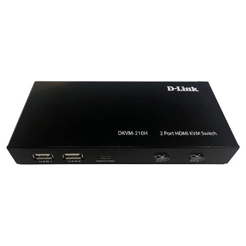 D-Link DKVM-210H/A1A 2-портовый KVM-переключатель с портами HDMI и USB