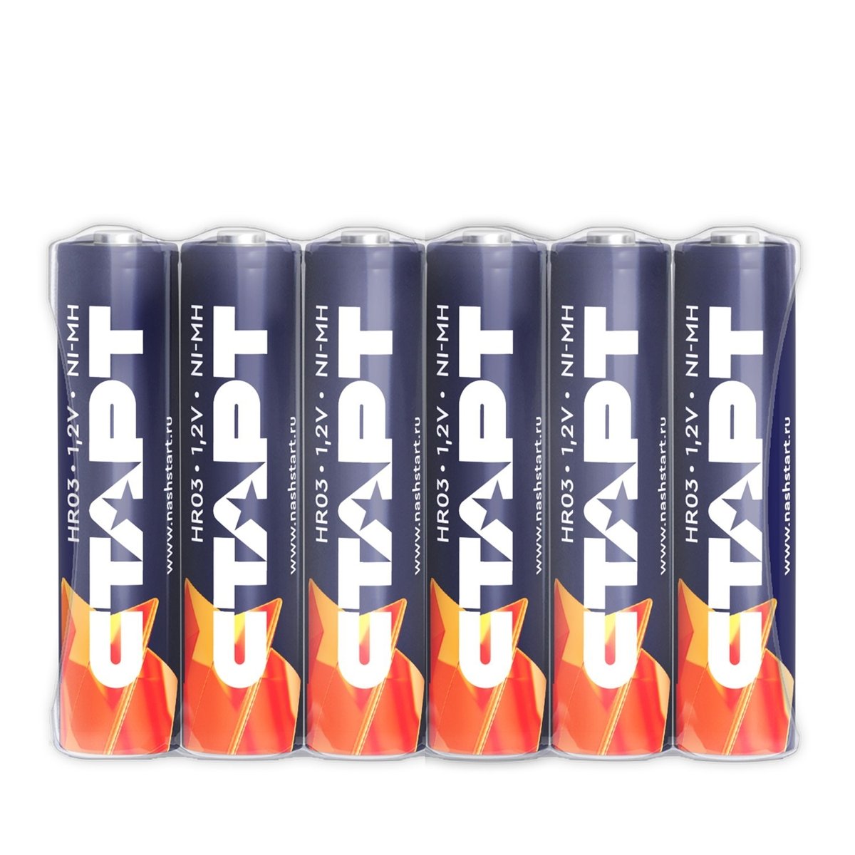 СТАРТ HR03 ААА 950mah NIMH-SH6 150/600 (6 шт. в уп-ке)