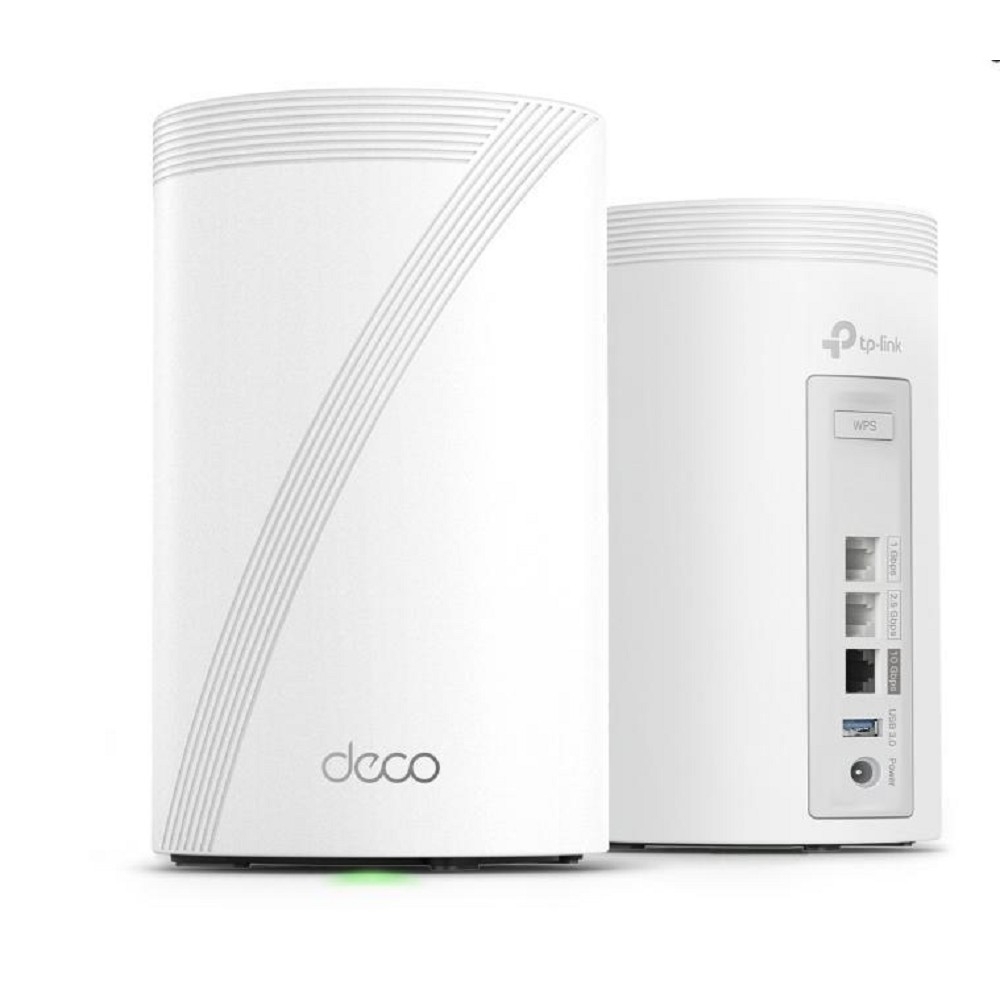 TP-Link Deco BE68 BE14000 (2-pack), трехдиапазонный Mesh-система Wi-Fi 7 (2 устройства)