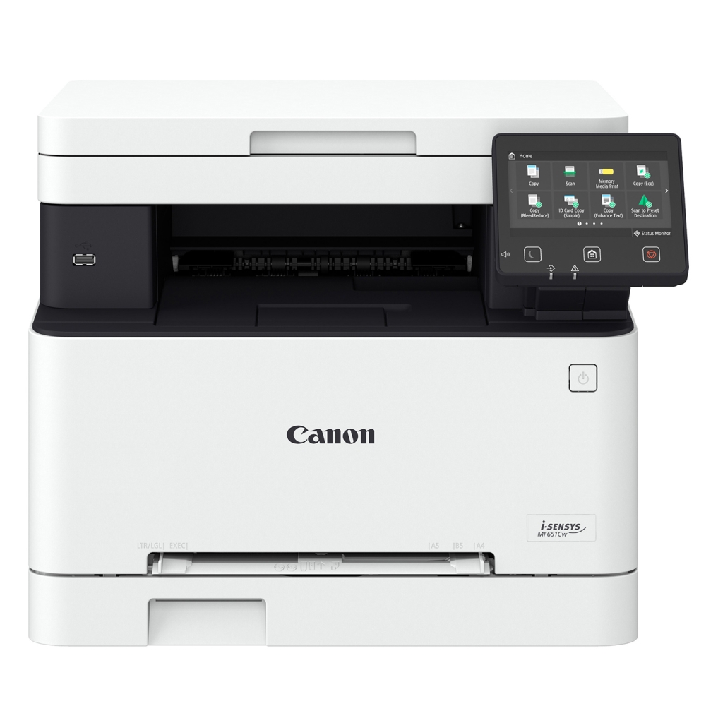 Canon i-Sensys MF651Cw А4, МФУ, лазерное, цветное, 18стр/мин, 1200dpi, 800МГц, 1024Мб,,WiFi/AirPrint/USB/Ethernet, 1350стр/картридж, (5158C009)
