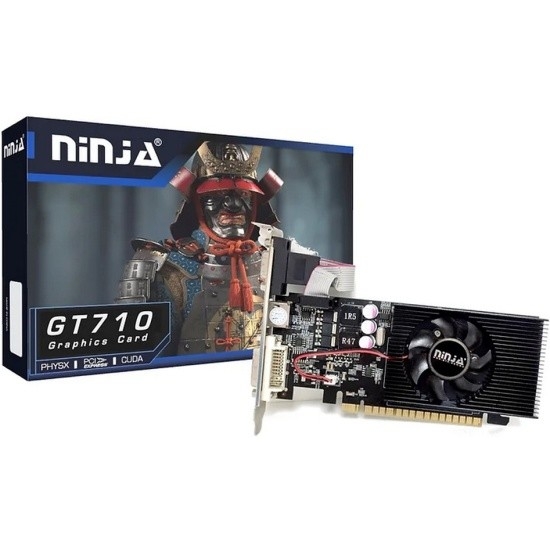 Видеокарта Sinotex Ninja GT710 2Gb 64bit DDR3 DVI HDMI CRT PCIE