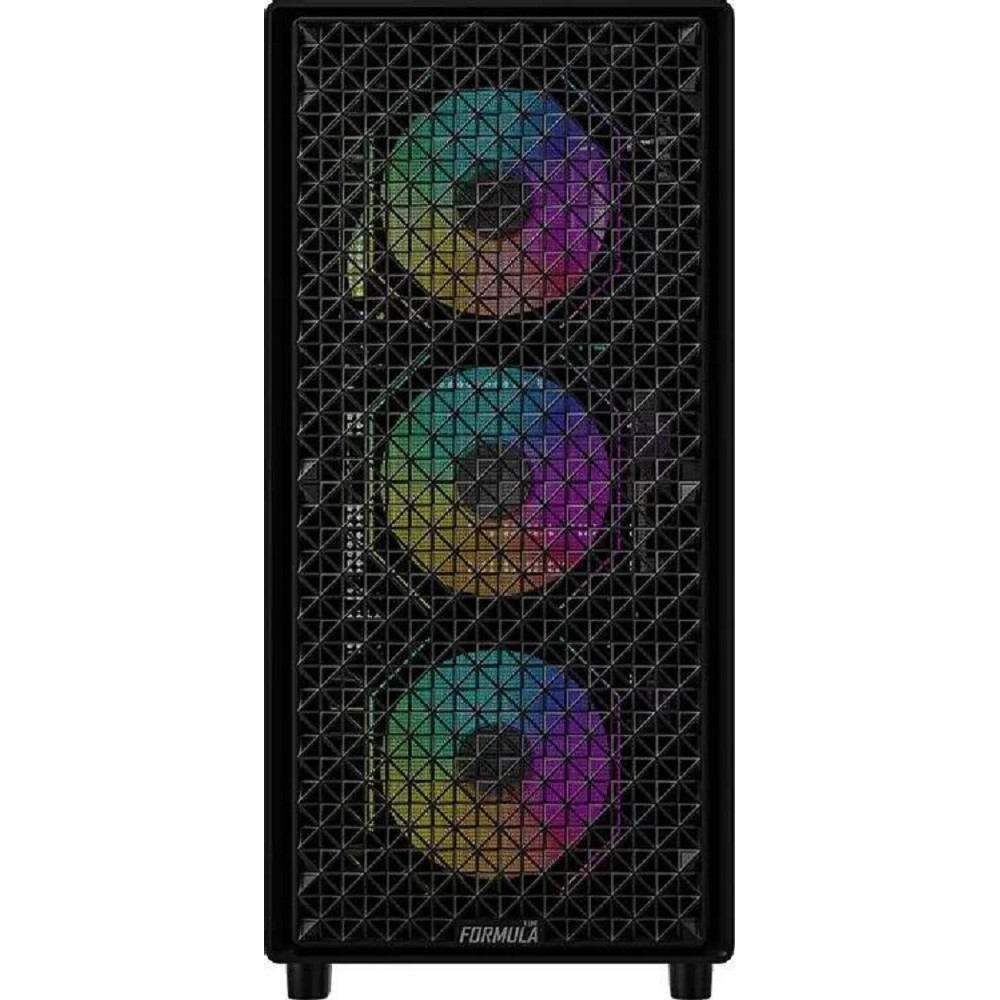 Корпус Formula Mana Dynamic черный без БП ATX 4x120mm 2x140mm 2xUSB3.0 audio bott PSU