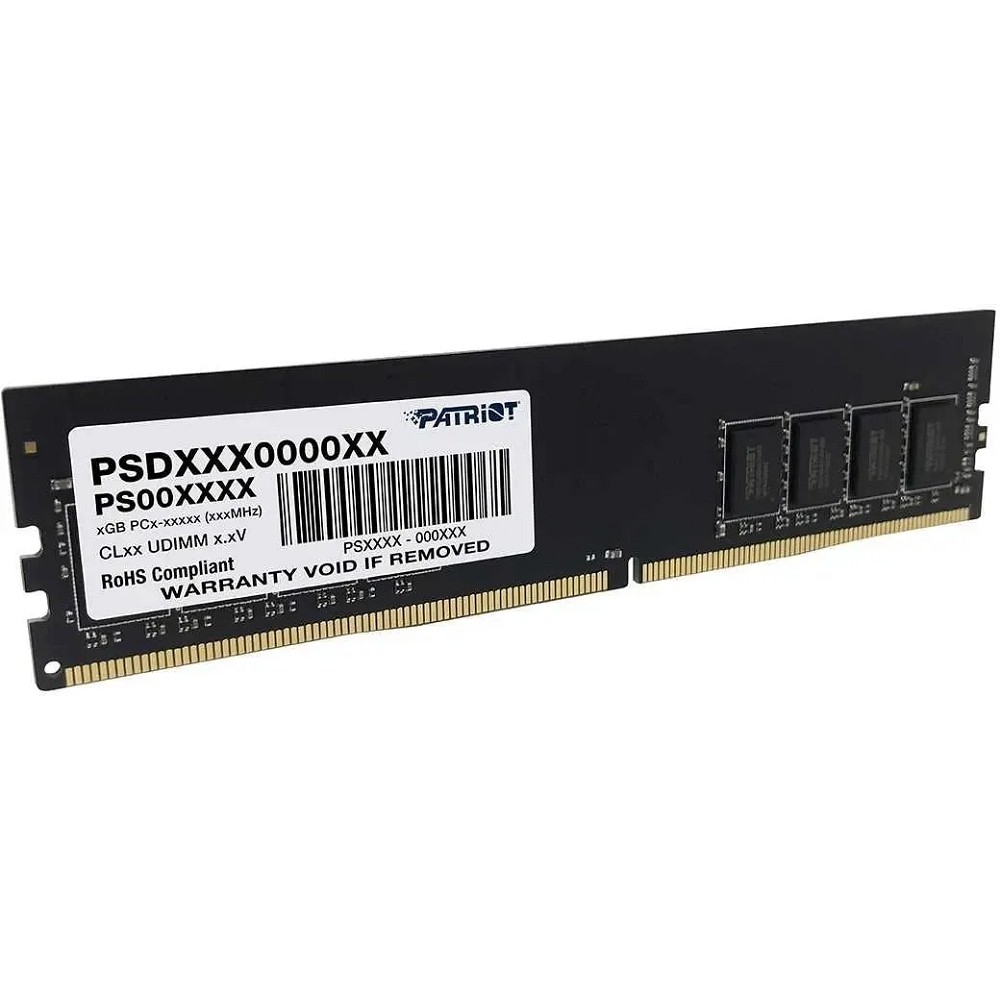 Patriot DDR4 16Gb 3200MHz PSD416G32002 RTL PC4-25600 CL22 DIMM 288-pin 1.2В single rank