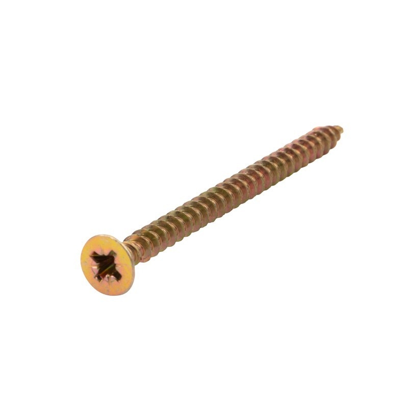 Rexant KR-01-3311-043 Саморез универсальный KRANZ 5х70, желтый цинк, короб (100 шт./уп.)