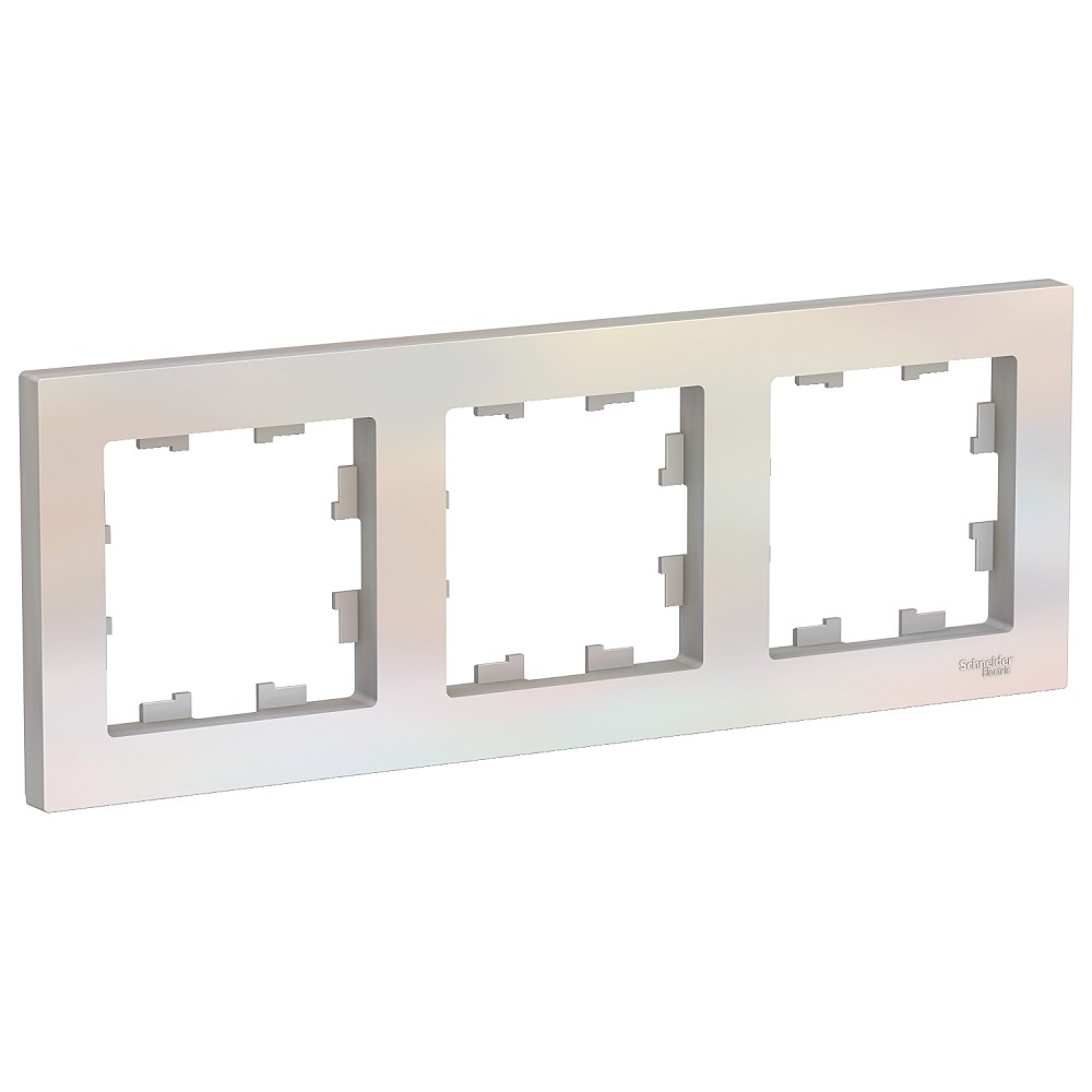Systeme electric ATN000403 ATLASDESIGN 3-постовая РАМКА, универсальная, ЖЕМЧУГ