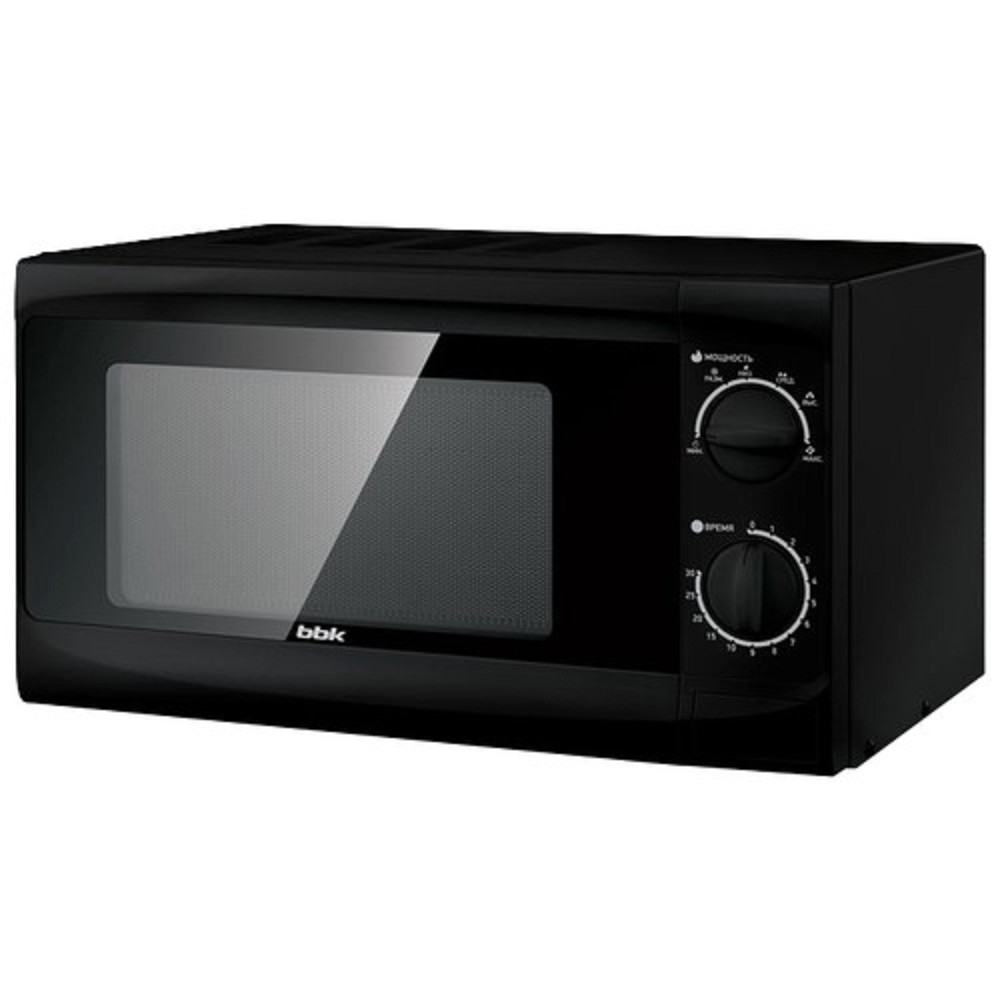 BBK 20MWS-706M/B (B) Микроволновая печь, 20 л, 700 Вт, чёрный.