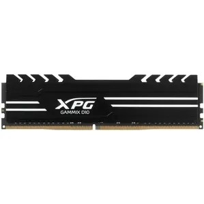 Оперативная память XPG Gammix D10, DDR4, 16GB (1x16GB), 3600MHz, CL18, DIMM, с радиатором, черный