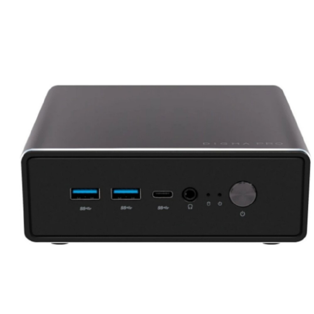 Мини ПК Digma Pro Minimax U1 i5 1240P (1.7) 16Gb SSD512Gb UHDG Windows 11 Professional GbitEth WiFi BT 60W темно-серый/черный (DPP5-ADXW02)