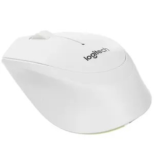 Мышь беспроводная Logitech M330 Silent Plus White (белая, оптическая, 1000dpi, 2.4 GHz/USB-ресивер, бесшумная, под правую руку) (арт. 910-004926, M/N: M-R0051 / C-U0010)