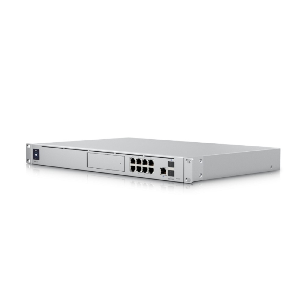 UDM-SE - Сетевой маршрутизатор, Ubiquiti, UDM-SE, Dream Machine Special Edition, WAN: 1x2.5GbE RJ45 + 1x10GbE SFP+, LAN: 8x1GbE RJ45 (6x802.3af, 2x802.3at PoE+), 1x10GbE SFP+ LAN, 1.3" сенсорный экран, Встроенный AC100–240V, max 50Вт без PoE. PoE output до 130Вт. поддержка USPRPS