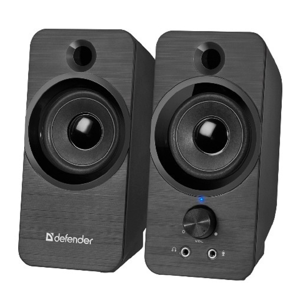 <087398> Акустическая система Defender SPK-190 (2х4W, питание от USB) черный [65190]
