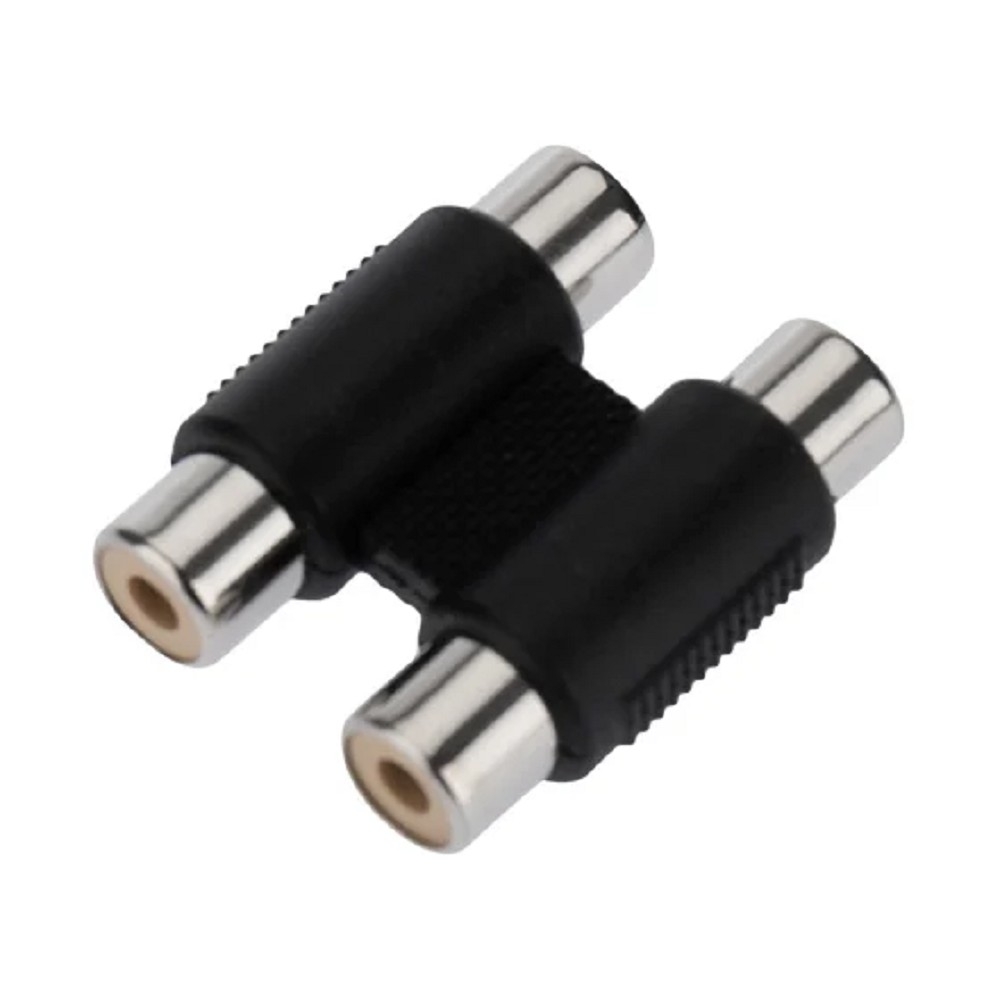Переходник 2 гнезда RCA - 2 гнезда RCA (бинокль) (50шт) REXANT