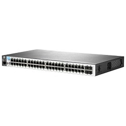 HP 2530-48 Switch (Managed, L2, 48*10/100 + 2*10/100/1000 + 2*SFP, Fanless design, Rackmount 19”) ( J9781A )