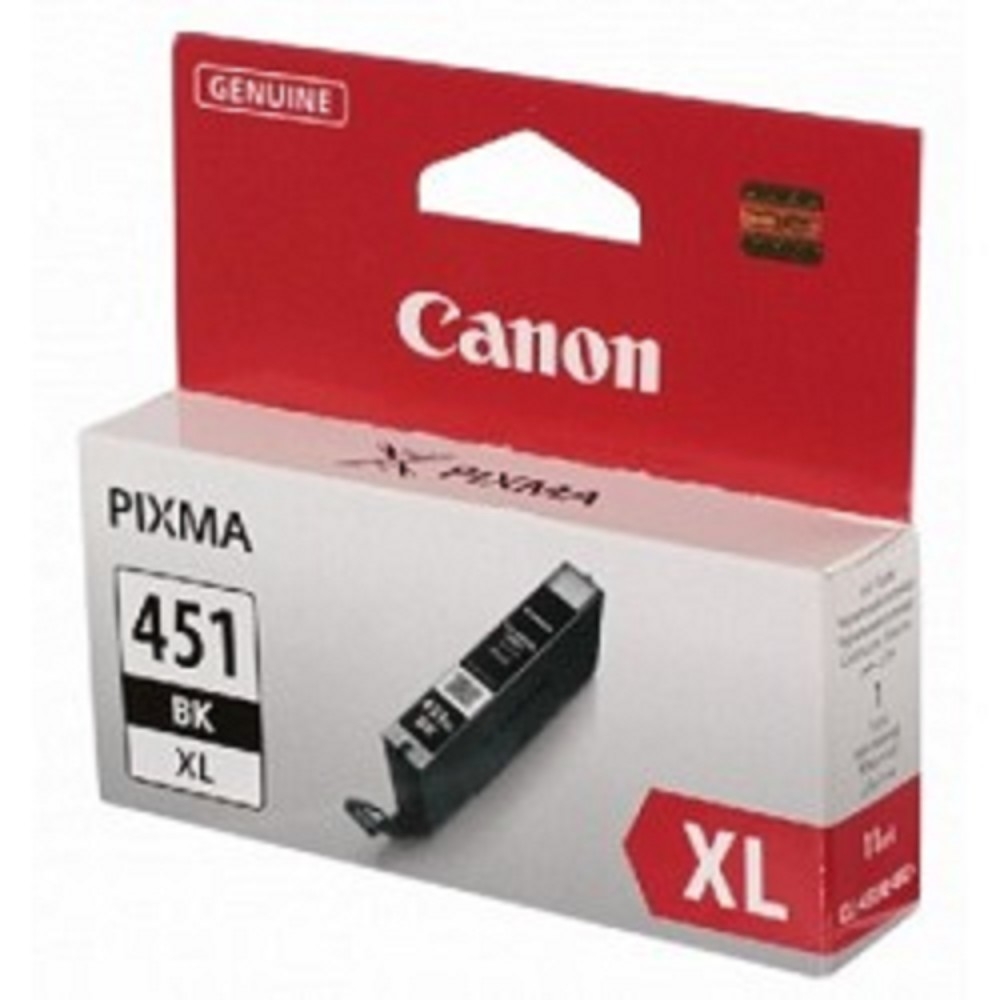 Картридж струйный Canon CLI-451XLBK 6472B001 черный для Canon Pixma iP7240/MG6340/MG5440 без чипа