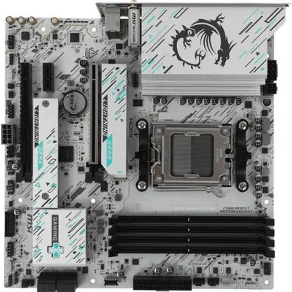 MSI B850M GAMING PLUS WIFI SocketAM5 AMD B850 4xDDR5 mATX AC`97 8ch(7.1) 5Gigabit RAID+HDMI+DP
