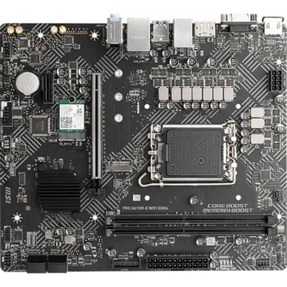 MSI H610 S1700 MATX PRO H610M-G WIFI DDR4 {LGA1700, 2DDR4, 1PCI-Ex16,1PCI-Ex1,1M.2,4SATA3, 4USB3.2}