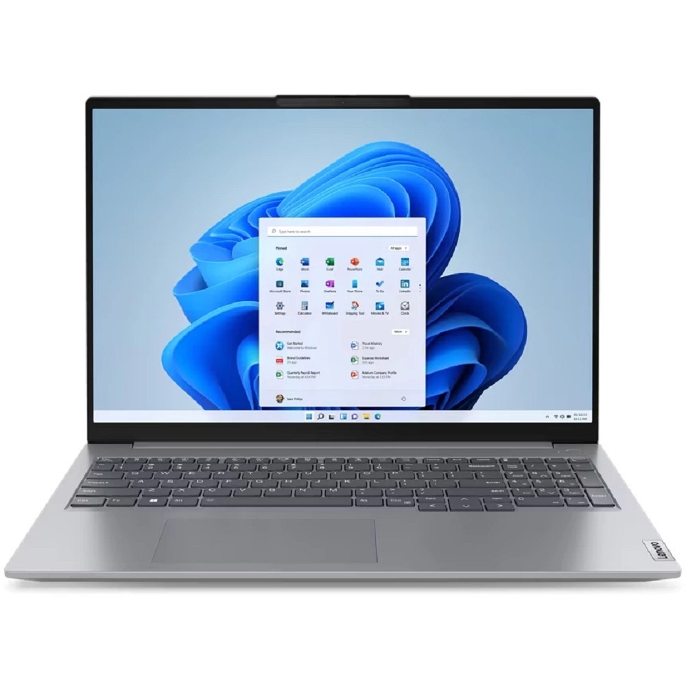 Ноутбук Lenovo Thinkbook 16 G6 IRL Core i7 13700H 8Gb SSD512Gb Intel Iris Xe graphics 16" IPS WUXGA (1920x1200) noOS grey WiFi BT Cam Bag (21KH005LEV)