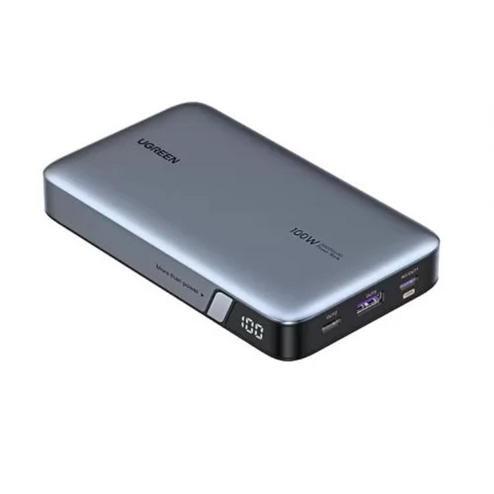25188 Внешний аккумулятор UGREEN PB720 (25188)  PD 100W Power Bank  20000mAh. Цвет: серый