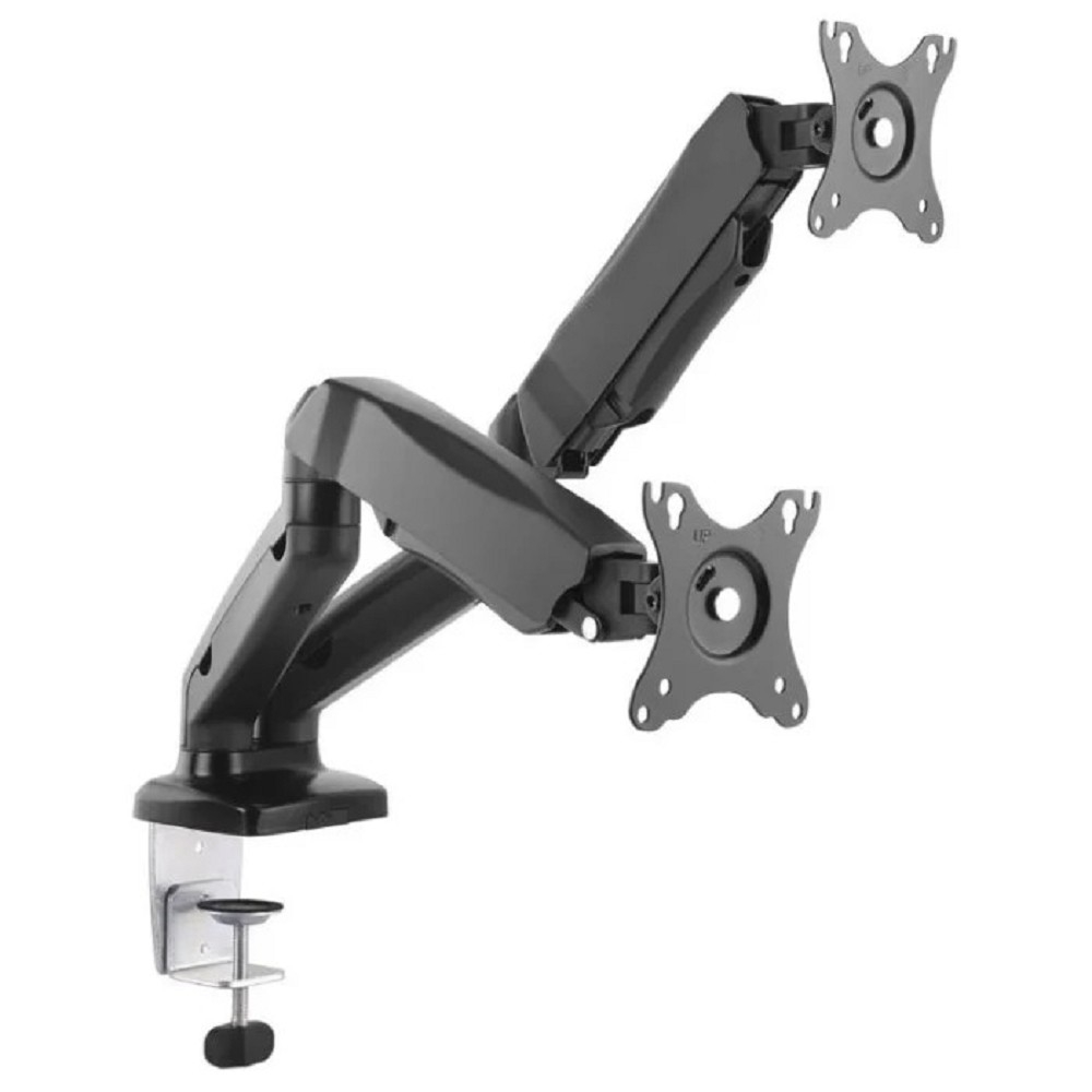 ONKRON G160 чёрный {Для двух экранов с диагональю 13"-32" Допустимая нагрузка: 2 x  (2-8 кг) VESA: 75x75, 100x100 мм}