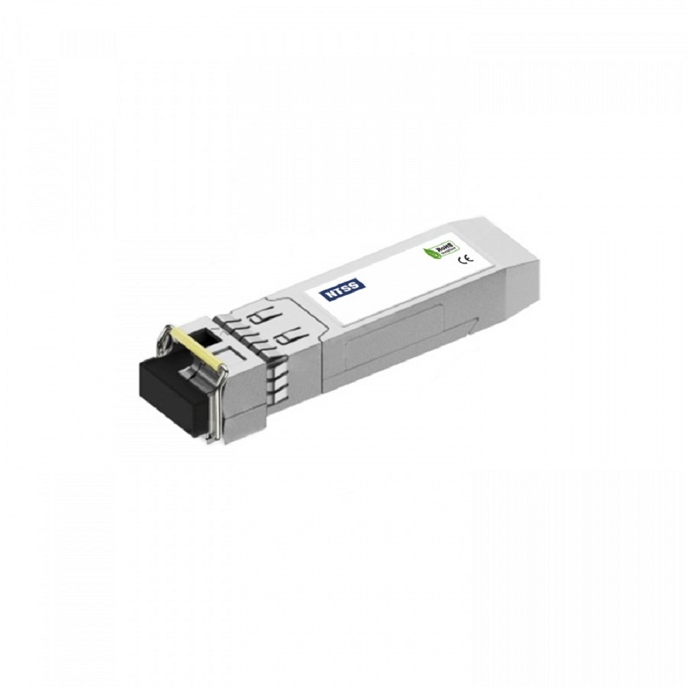 NTSS Модуль NTSS SFP+, 10Гбит/с, разъём LC, рабочая длина волны 1330/1270нм, SM, WDM, дальность до 80км, ОБ 23дБ, DDM NTSS-SFP+10G-32-80LD