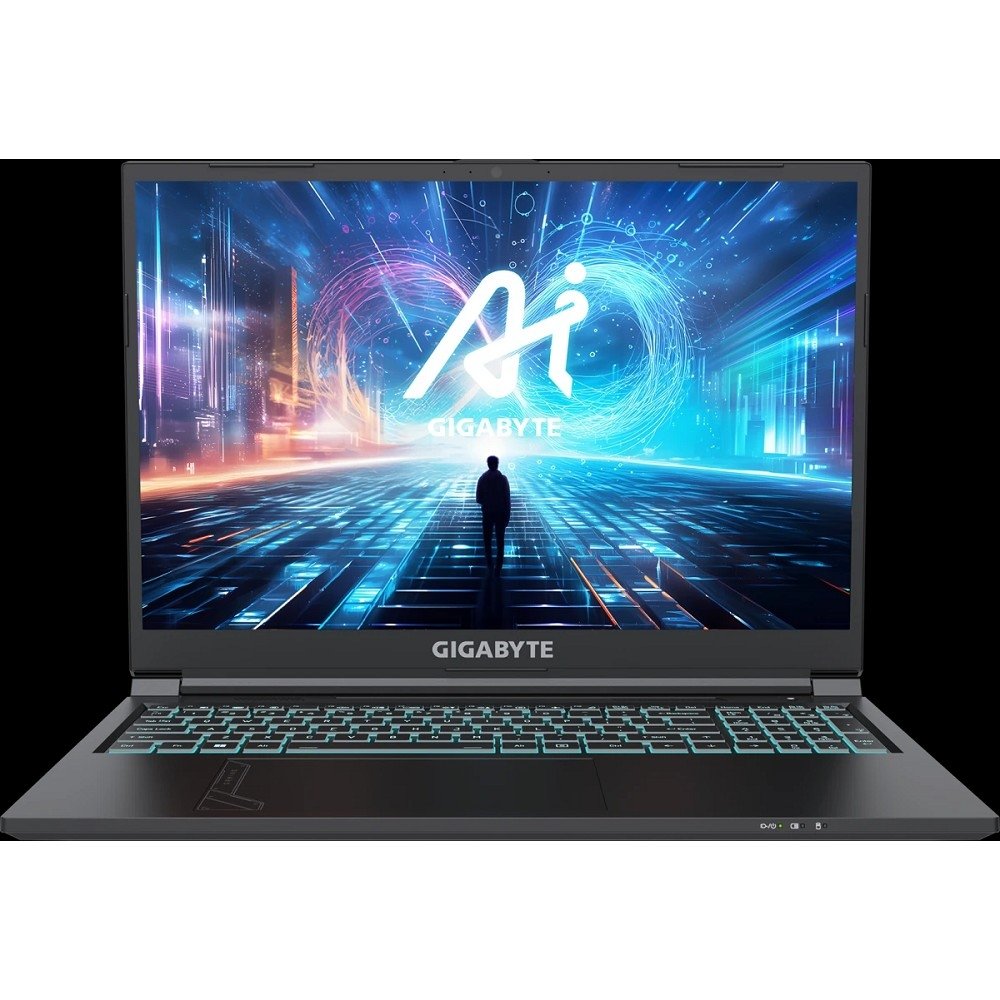 Ноутбук Gigabyte G6 Core i7 13620H 16Gb SSD1Tb NVIDIA GeForce RTX4060 8Gb 16" IPS FHD+ (1920x1200) без ОС black WiFi BT Cam (KF-H3KZ894KD)