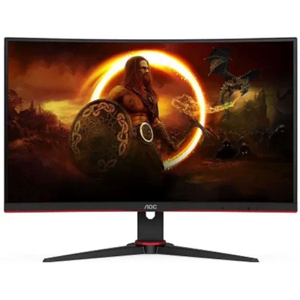 LCD AOC 27" CQ27G2SE Black-Red {VA curved 2560x1440 165Hz 1ms 178/178 250cd 2xHDMI2.0 DisplayPort1.4 высота}