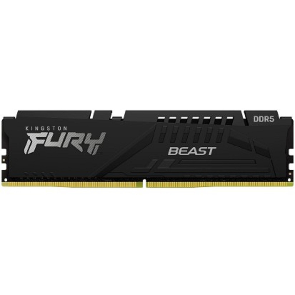 Оперативная память для компьютера 8Gb (1x8Gb) PC5-41600 5200MHz DDR5 DIMM Unbuffered CL40 Kingston Fury Beast KF552C40BB-8