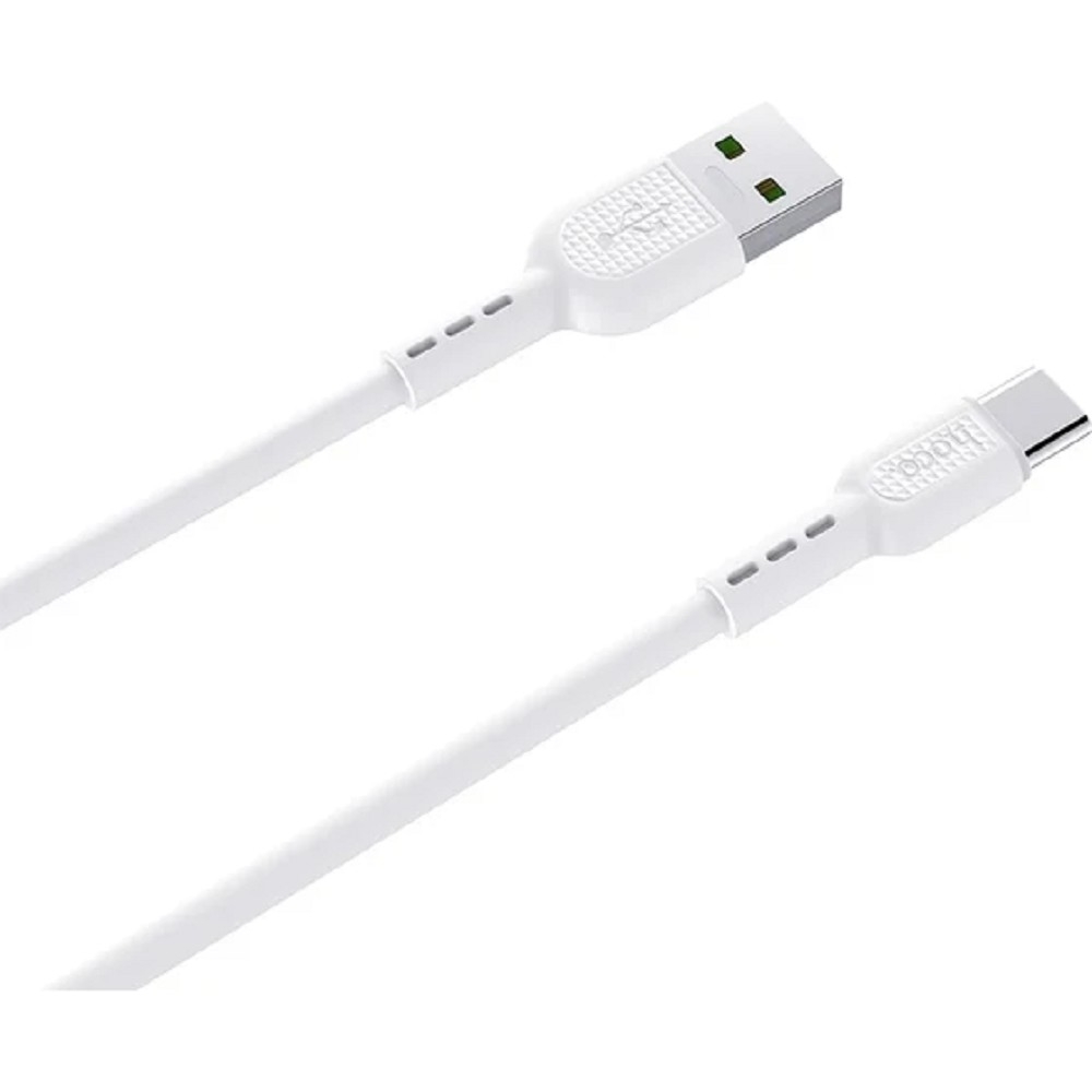 HOCO Кабель USB2.0 Hoco AM/Type-C, 5А, X33, 1м, белый, коробка