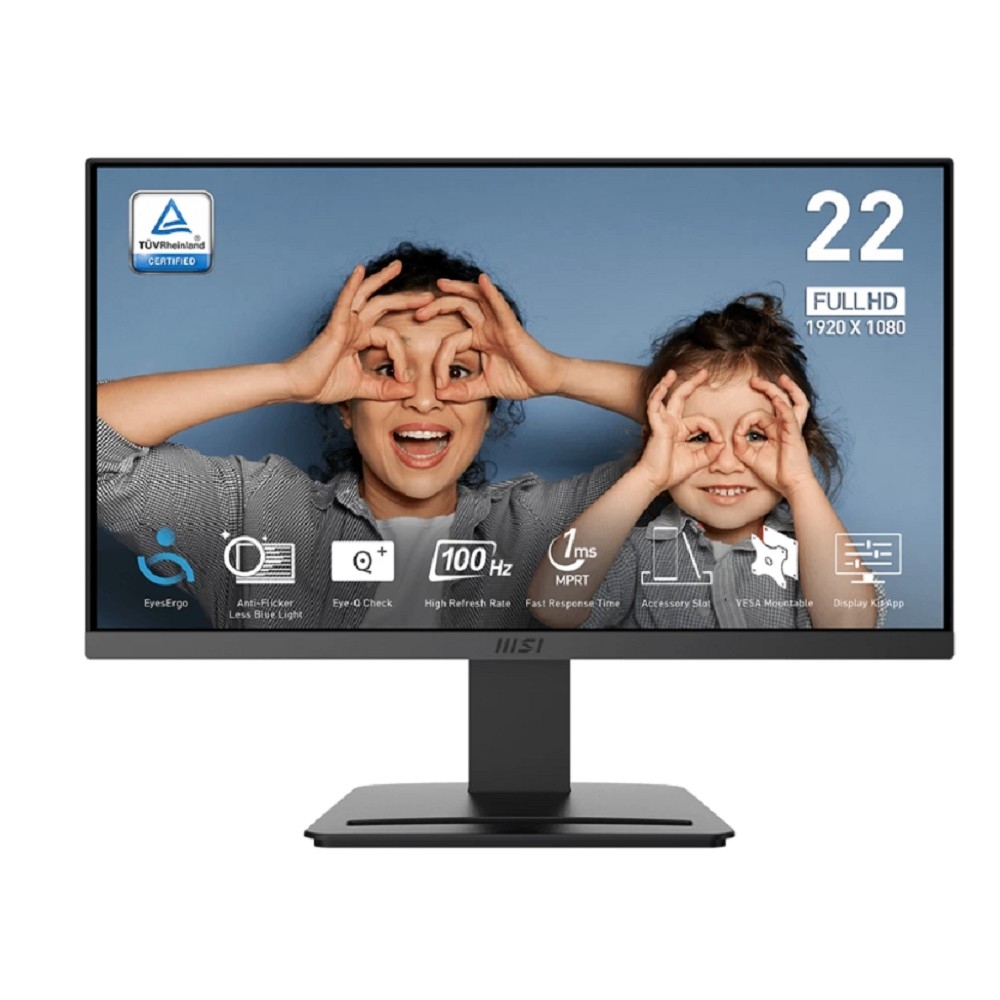 MSI PRO 21.5" MP223 E2  {VA 1920x1080 100Hz 1ms  250cd HDMI DipsplayPort VESA} [9S6-3PB9CH-035]
