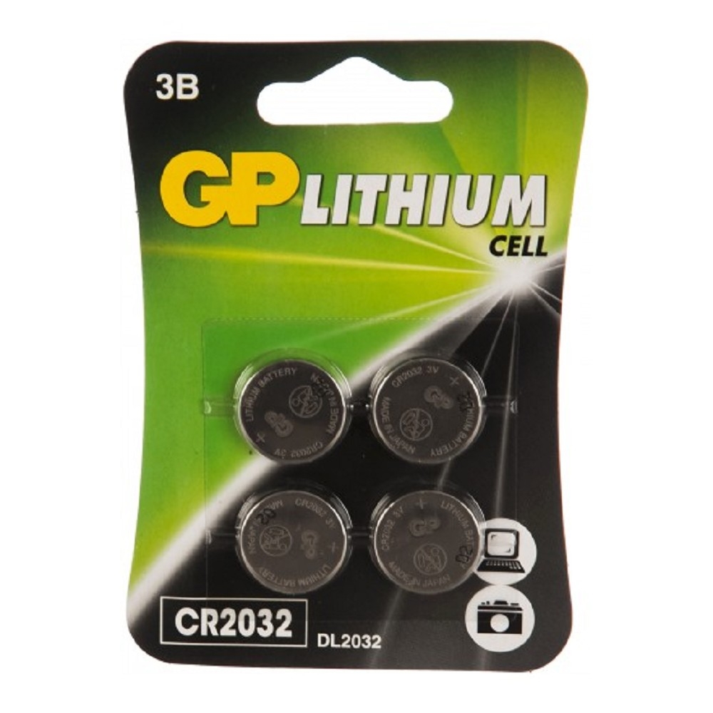 GP CR2032-2CRU4 40/2400 (4 шт. в уп-ке)