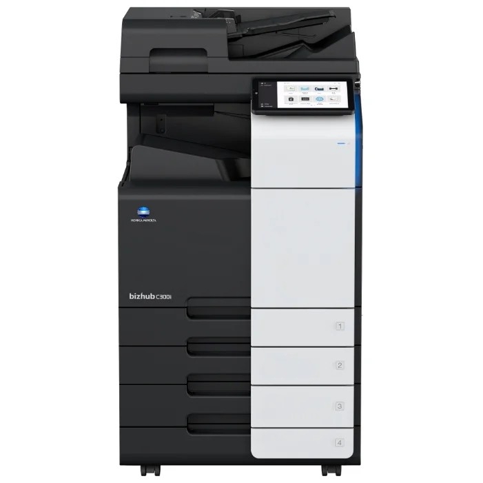 МФУ Konica-Minolta bizhub C300i цветное, SRA3, до 150000стр./мес, дуплекс, 2 лотка 500 листов, 30 стр./мин. ж/диск 256ГБ