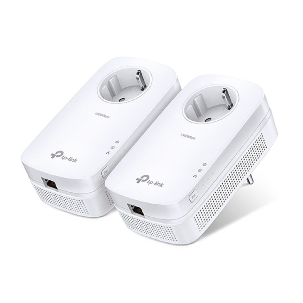 TP-Link TL-PA8010P KIT AV1300 Комплект гигабитных адаптеров Powerline со встроенной розеткой