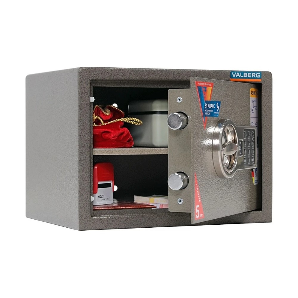 Сейф VALBERG ASM 25 EL (Внешние габариты (ВхШхГ)мм: 250х340х280) [S10399010940]