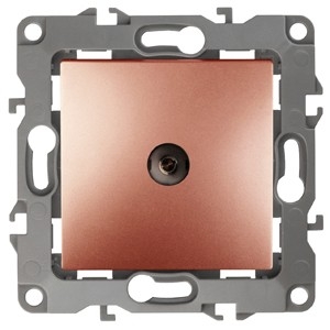 Эра Б0019341 12-3101-14 Розетка TV одиночная, Эра12, медь