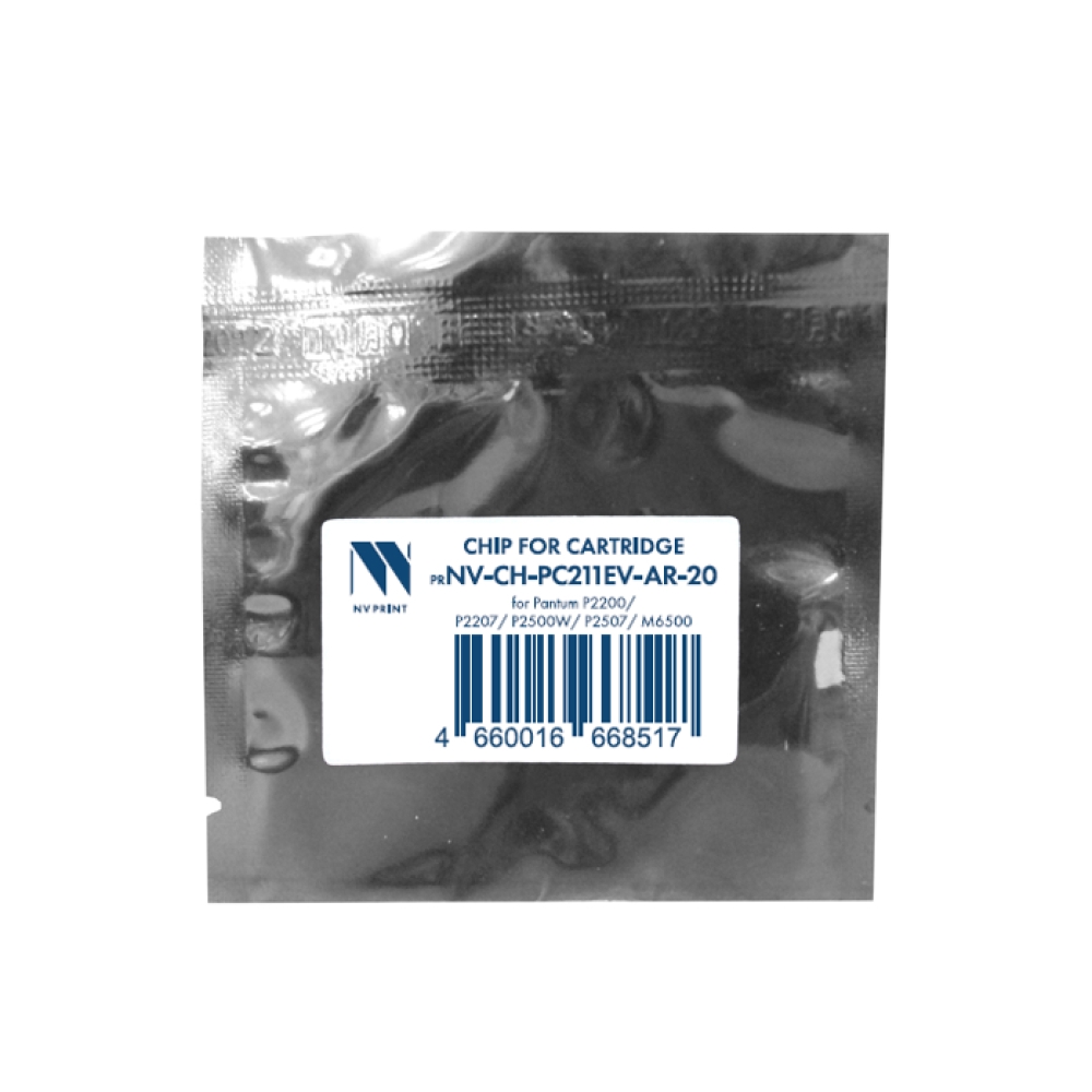 Чип NVPrint для Pantum (PC-211EV) (20 шт) P2200/P2207/P2500W/P2507/M6500 (AutoReset, безлимитный) совместимый