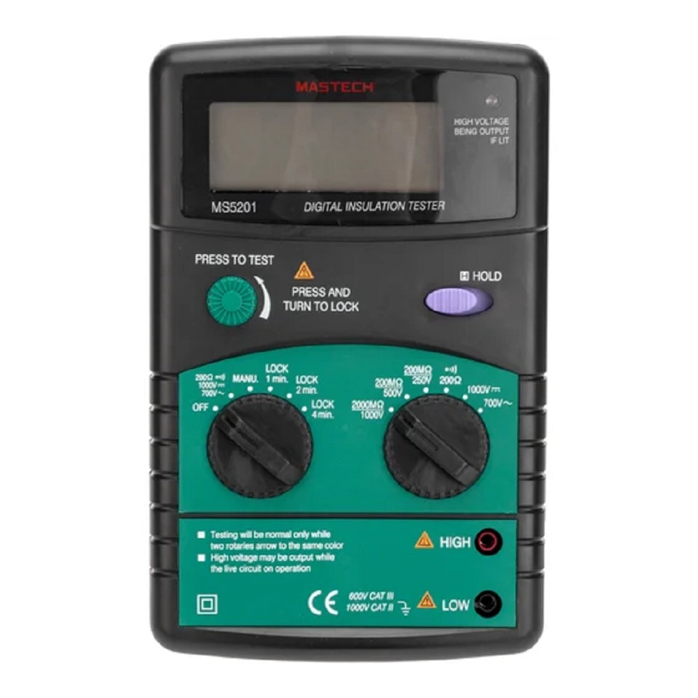 Mastech (13-1346) Измеритель сопротивления изоляции MS5201