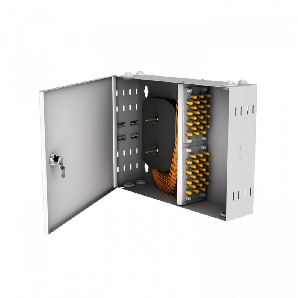 NTSS Кросс настенный NTSS PREMIUM предсобранный, 32 порта ST/UPC, 50/125 мкм, (сплайс, пигтейлы, кдзс, планки, адаптеры) NTSS-WFOB-PM-32-ST/U-50-SP1.5G2A